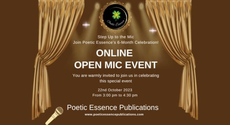 livesession | Online Open Mic : Poetic Essence Publications